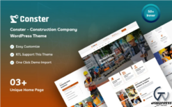 Conster - Construction Company WordPress Theme