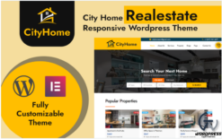 CityHome Real Estate Wordpress Theme