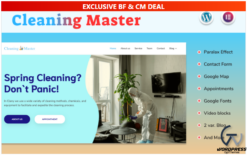 Cleaning Master - Website With Blog Elementor Wordpress Theme