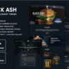 Black Ash - Dark Restaurant WordPress Theme 3 3.