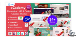 eCademy – Elementor LMS & Online Courses Theme 6.0