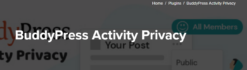 BuddyPress Activity Privacy 1.0.7