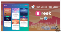 Breek – Minimal Masonry Theme for WordPress 4.0.0