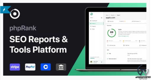 phpRank SEO Reports Tools Platform SaaS