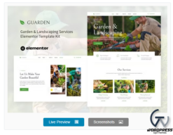 Guarden - Garden & Landscaping Services Elementor Template Kit