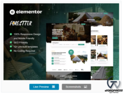 Forestter - Camping & Adventure Elementor Template Kit