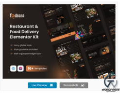Foodseas Japanese Restaurant Elementor Template Kit