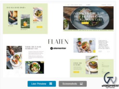 Flaten - Restaurant & Catering Services Elementor Template Kit
