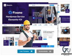 Fixano - Handyman Services Elementor Template Kit