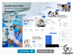 Essien - Eye Care Clinic Elementor Template Kit