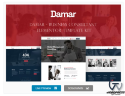 Damar - Business Consultant Elementor Template Kit