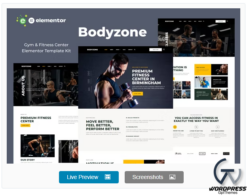 Bodyzone - Gym and Fitness Center Elementor Template Kit