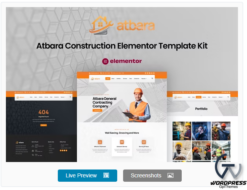 Atbara - Construction Elementor Template Kit