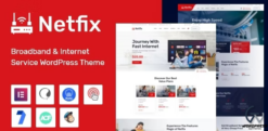 Netfix – Broadband & Internet Services WordPress Theme + RTL 1.2.3