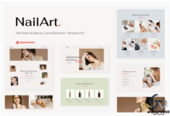 Nailart - Nail Salon & Beauty Care Elementor Template Kit