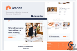 Granite - Construction & Building Company Elementor Template Kit