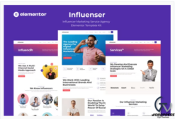 Influenser - Influencer Marketing Services Agency Elementor Template Kit