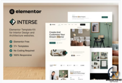 Interse – Interior Design & Architecture Elementor Template Kit