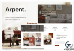 Arpent - Interior Design and Architecture Elementor Template Kit
