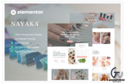 Nayaka - Nail Salon & Beauty Care Elementor Template Kit