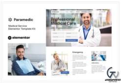 Paramedic - Medical Elementor Template Kit