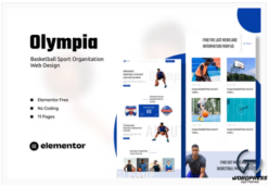 Olympia - Basketball Sport Organization Template Kits