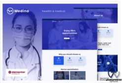 Medina - Medical & Health Elementor Template Kit