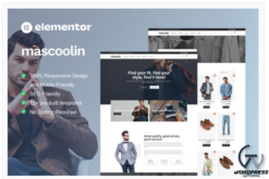 Mascoolin - Fashion Store Elementor Template Kit