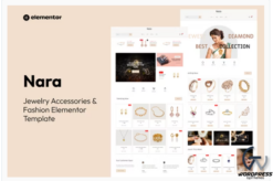 Nara - Jewelry Accessories Store Template Kit