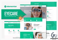 Eyecare - Optometrist & Eye Care Elementor Template Kit