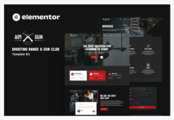 Aimgun - Shooting Range & Gun Club Elementor Template Kit