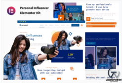 Akamsi - Personal Influencer Elementor Template Kit