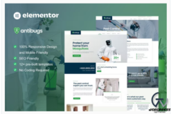 Antibugs - Pest Control Service Elementor Template Kit