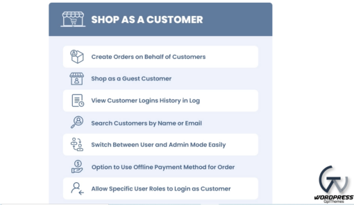 Shop as a Customer for WooCommerce