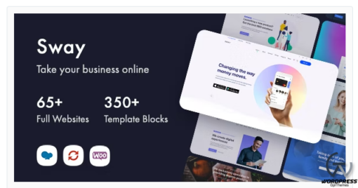 Sway Multi Purpose WordPress Theme with Page Builder