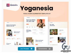 Yoganesia - Yoga Training Elementor Template Kit