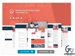 WeCare - Hospital & Clinic Elementor Template Kit