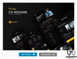 Vitae - CV Resume Elementor Template Kit