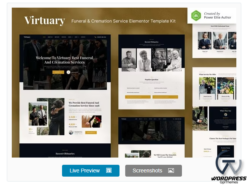 Virtuary - Funeral & Cremation Services Elementor Template Kit