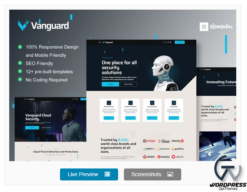 Vanguard - Cyber Security Service Elementor Template Kit