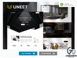 Uneet – Apartment & Single Property Real Estate Elementor Template Kit