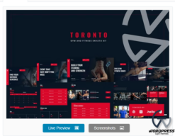 Toronto - Gym & Fitness Elementor Template Kit