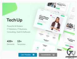 TechUp - Technology IT Solutions & Services Elementor Template Kit