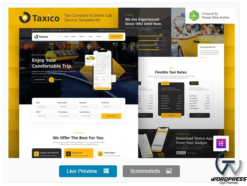 Taxico – Taxi Company & Online Cab Service Elementor Template Kit