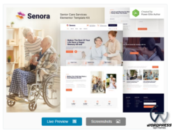 Senora – Senior Care Services Elementor Template Kit