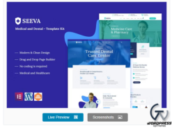 Seeva - Medical & Dental Elementor Template Kit