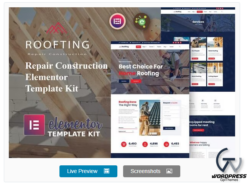 Roofting - Repair Construction Elementor Template Kit