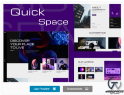 QuickSpace - Creative Business Elementor Template Kit