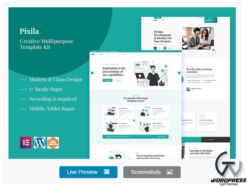 Pixila - Creative Multipurpose Elementor Template Kit