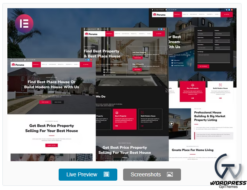 Peruma - Real Estate & Property Listing Elementor Template Kit